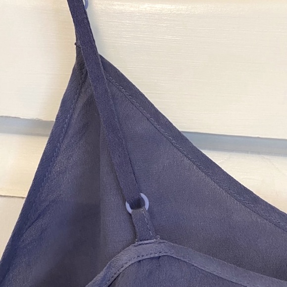 Wilfred Silk Tie Dye Periwinkle Blue Camisole - Picture 6 of 9